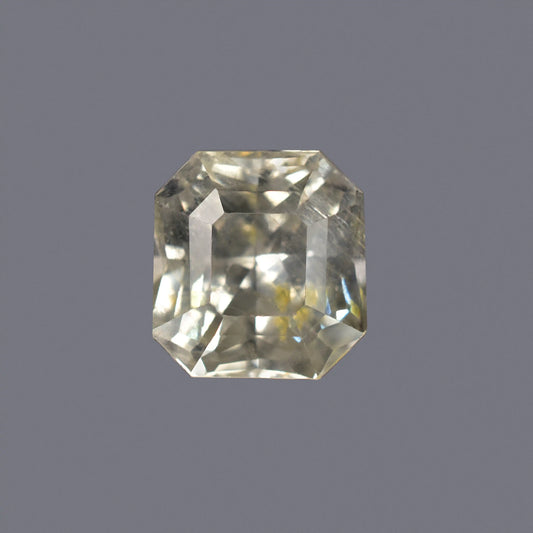 Natural White Sapphire Gemstone Online – Certified, Untreated & Ethically Sourced 6.55 CT