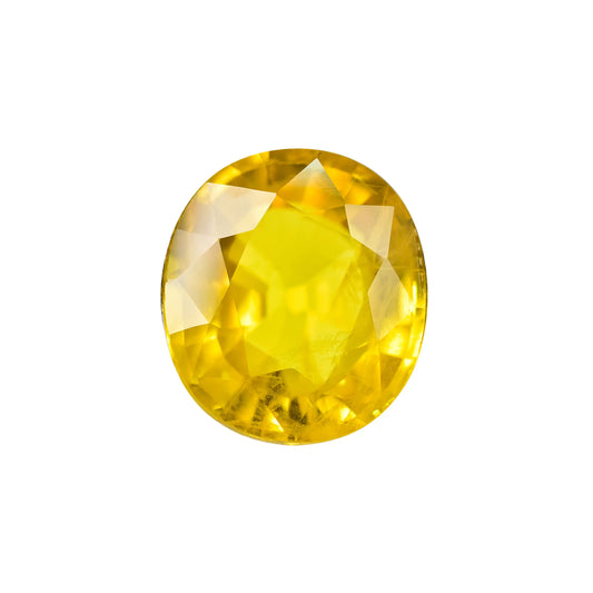 Natural Yellow Sapphire (Thailand) – Prosperity, Wisdom & Jupiter’s Blessing 6.72 CT