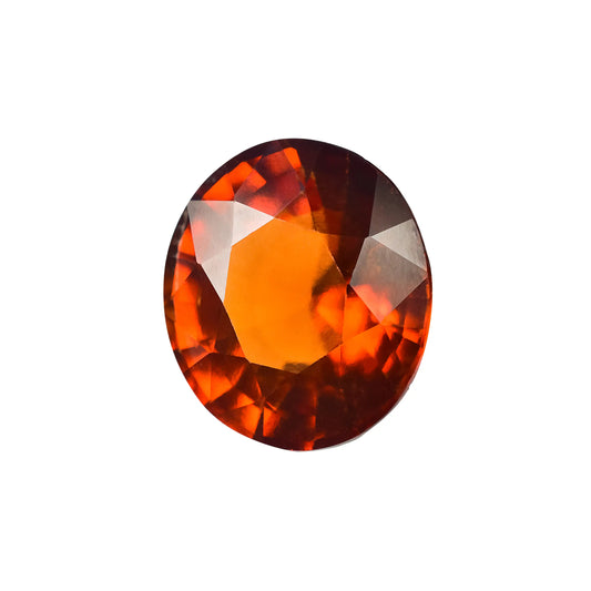 Siloni Gomed Gemstone – Natural Hessonite for Rahu Protection & Success 6.82 CT