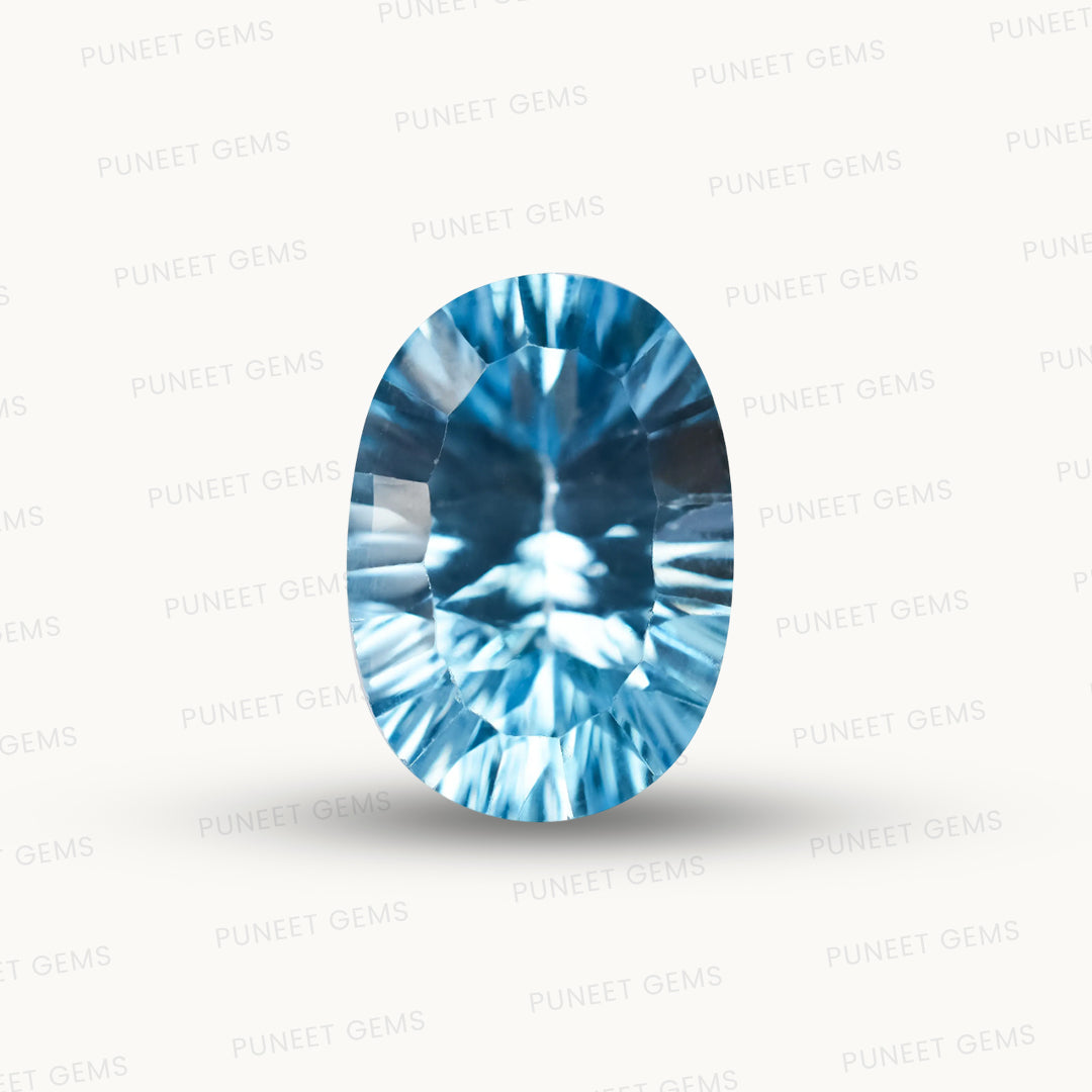 Blue Topaz – The Gemstone of Calm, Clarity & Communication 6.90 CT