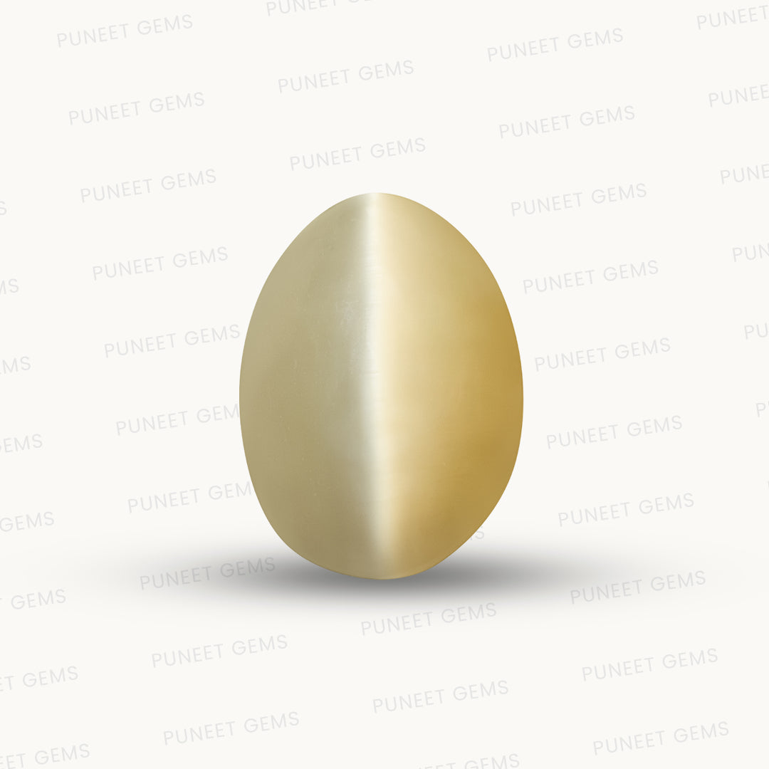 Indian Cat’s Eye Gemstone (Lehsunia) – Protection, Intuition & Ketu’s Power 6.92 CT