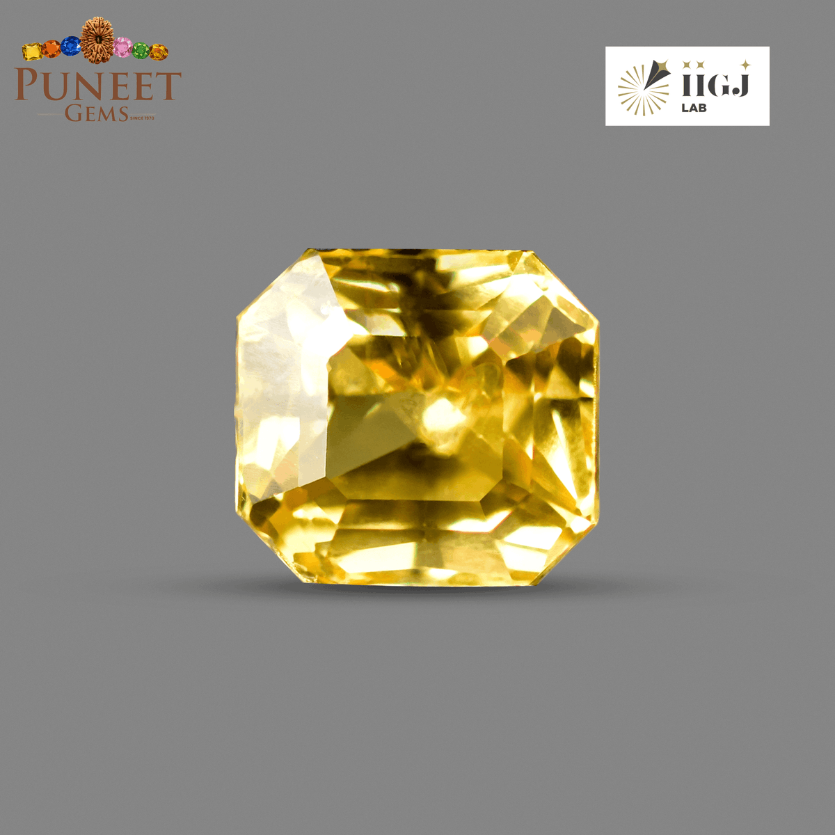 Natural Yellow Sapphire (Pukhraj) 5.48 Ct – Certified Premium Gemstone