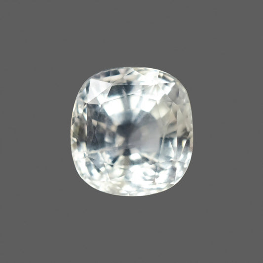 Natural White Sapphire Gemstone Online – Certified, Untreated & Ethically Sourced 7.24 CT