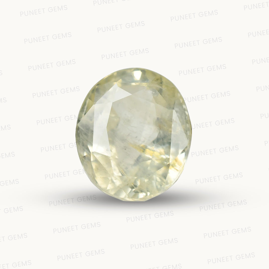 Natural Yellow Sapphire (Pukhraj) – Prosperity, Wisdom & Jupiter’s Blessing 7.40 CT
