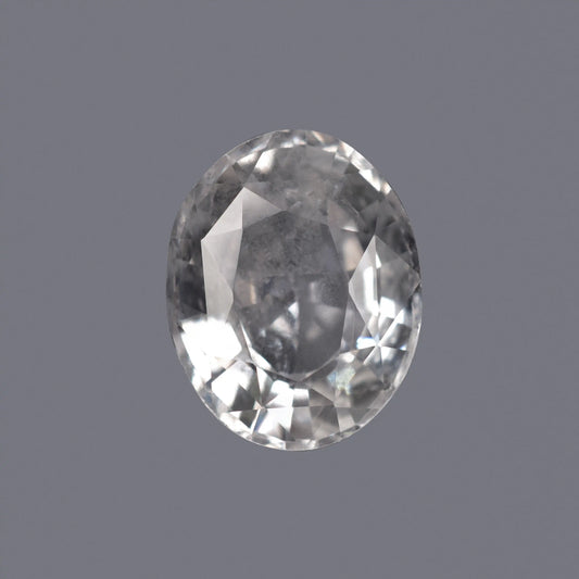 Natural White Sapphire Gemstone Online – Certified, Untreated & Ethically Sourced 7.40 CT