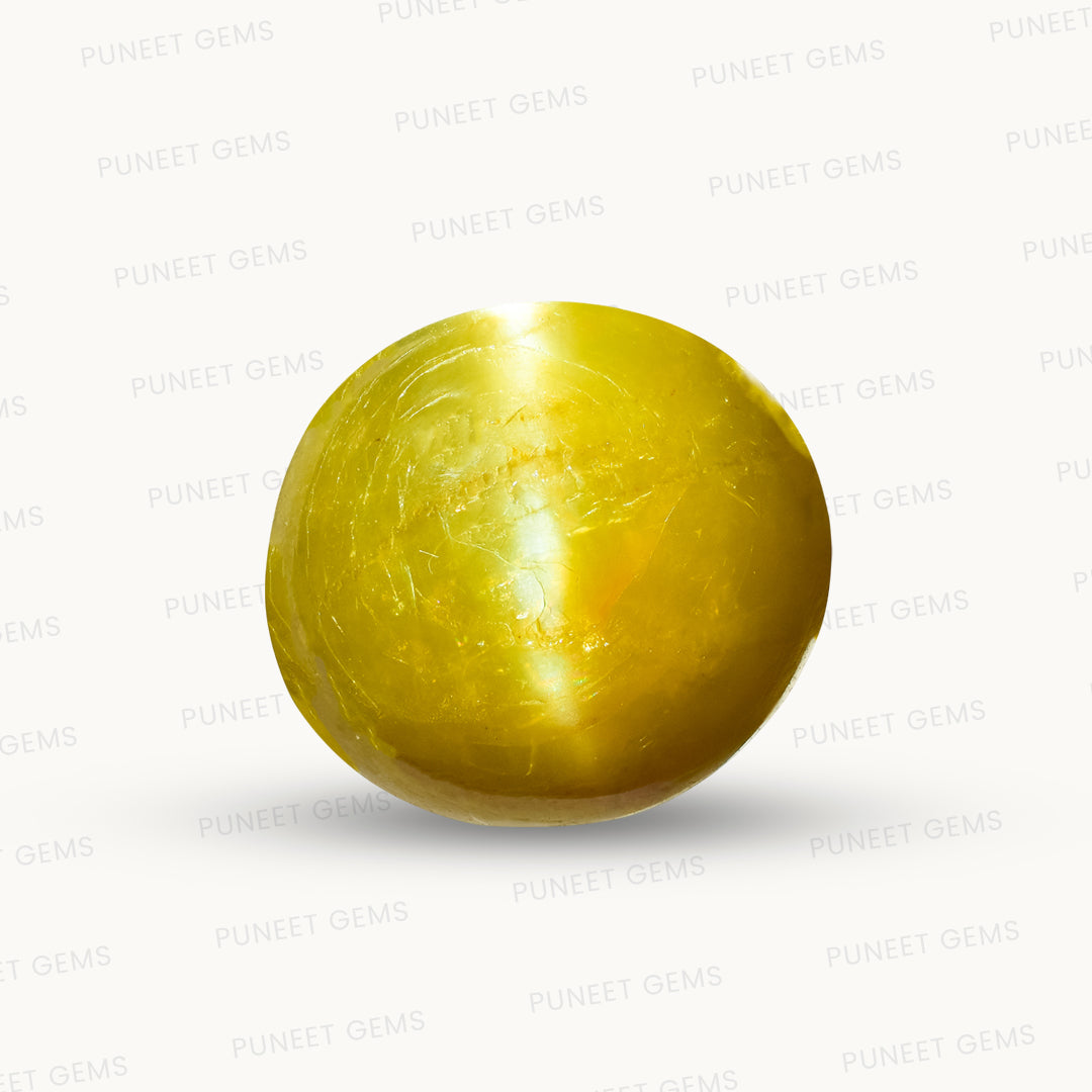 Natural Cat’s Eye Gemstone (Lehsunia) – Protection, Intuition & Ketu’s Power 8.12 CT