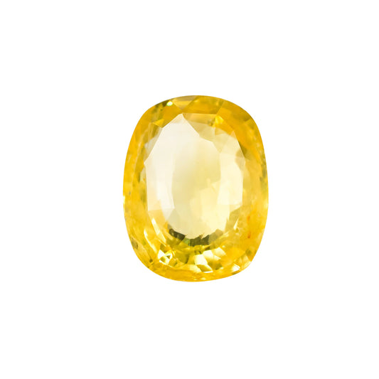 Natural Yellow Sapphire (Pukhraj) – Prosperity, Wisdom & Jupiter’s Blessing 8.26 CT