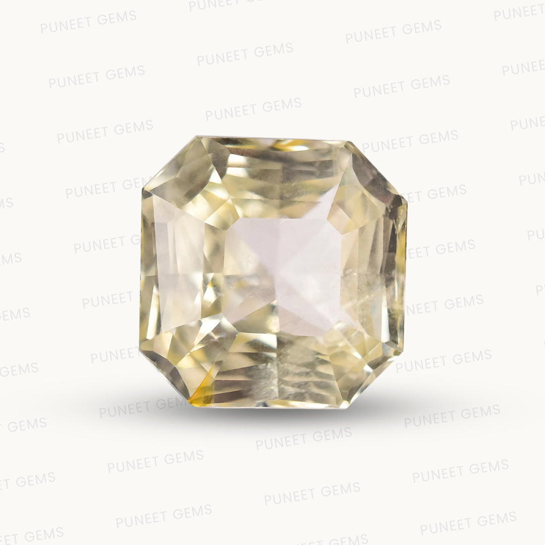 Natural White Sapphire Gemstone Online – Certified, Untreated & Ethically Sourced 8.82 CT