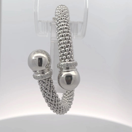 Italian Sterling Silver Bracelet – Timeless Elegance 29.049 gm