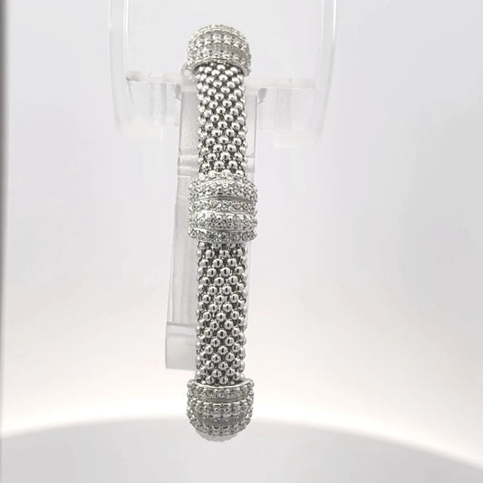 Italian Sterling Silver Bracelet – Timeless Elegance 18.500 gm