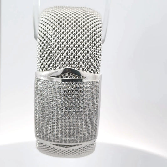 Italian Sterling Silver Bracelet – Timeless Elegance 63.00 gm