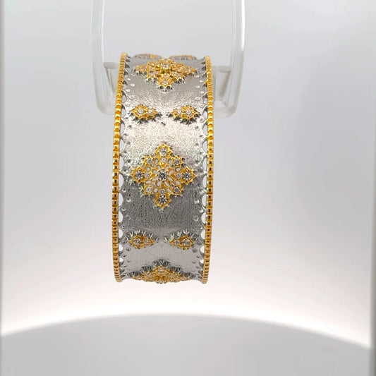 Italian Sterling Silver Bracelet – Timeless Elegance 37.435 gm