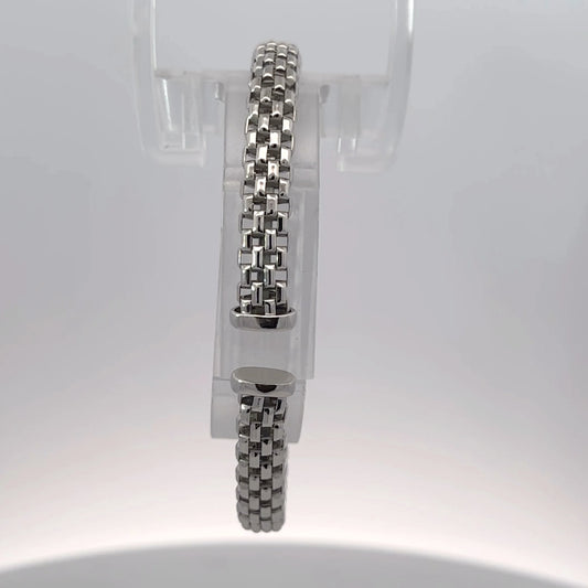 Italian Sterling Silver Bracelet – Timeless Elegance 9.305 gm