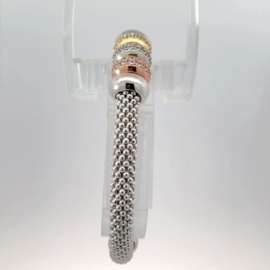 Italian Sterling Silver Bracelet – Timeless Elegance 18.200 gm