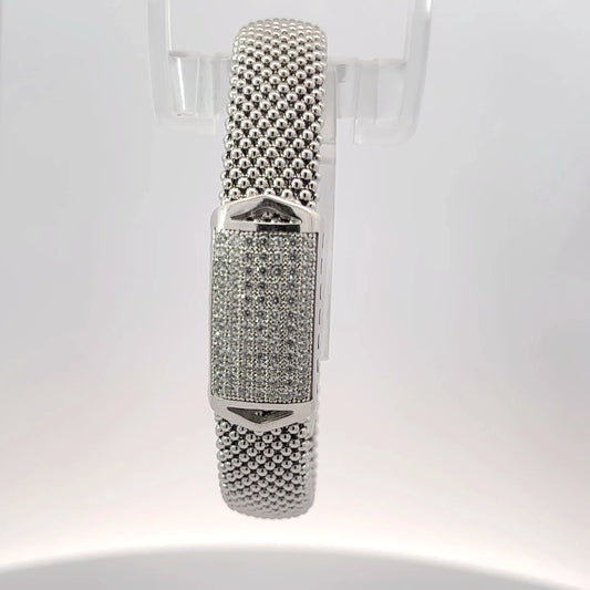 Italian Sterling Silver Bracelet – Timeless Elegance 24.500 gm