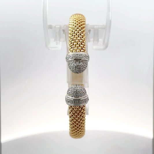 Italian Sterling Silver Bracelet – Timeless Elegance 17.700 gm