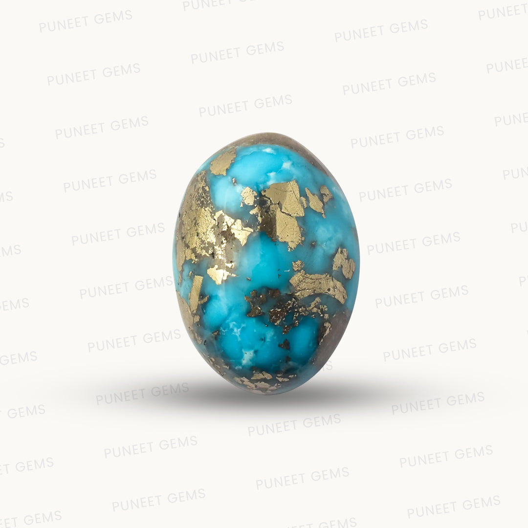 Firoza (Turquoise) Gemstone – The Stone of Protection & Positivity 9.04 CT