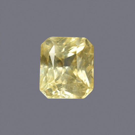 Natural Yellow Sapphire (Pukhraj) – Prosperity, Wisdom & Jupiter’s Blessing 9.07 CT
