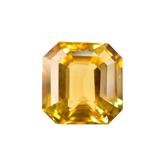 Natural Yellow Sapphire (Pukhraj) – Prosperity, Wisdom & Jupiter’s Blessing 9.17 CT