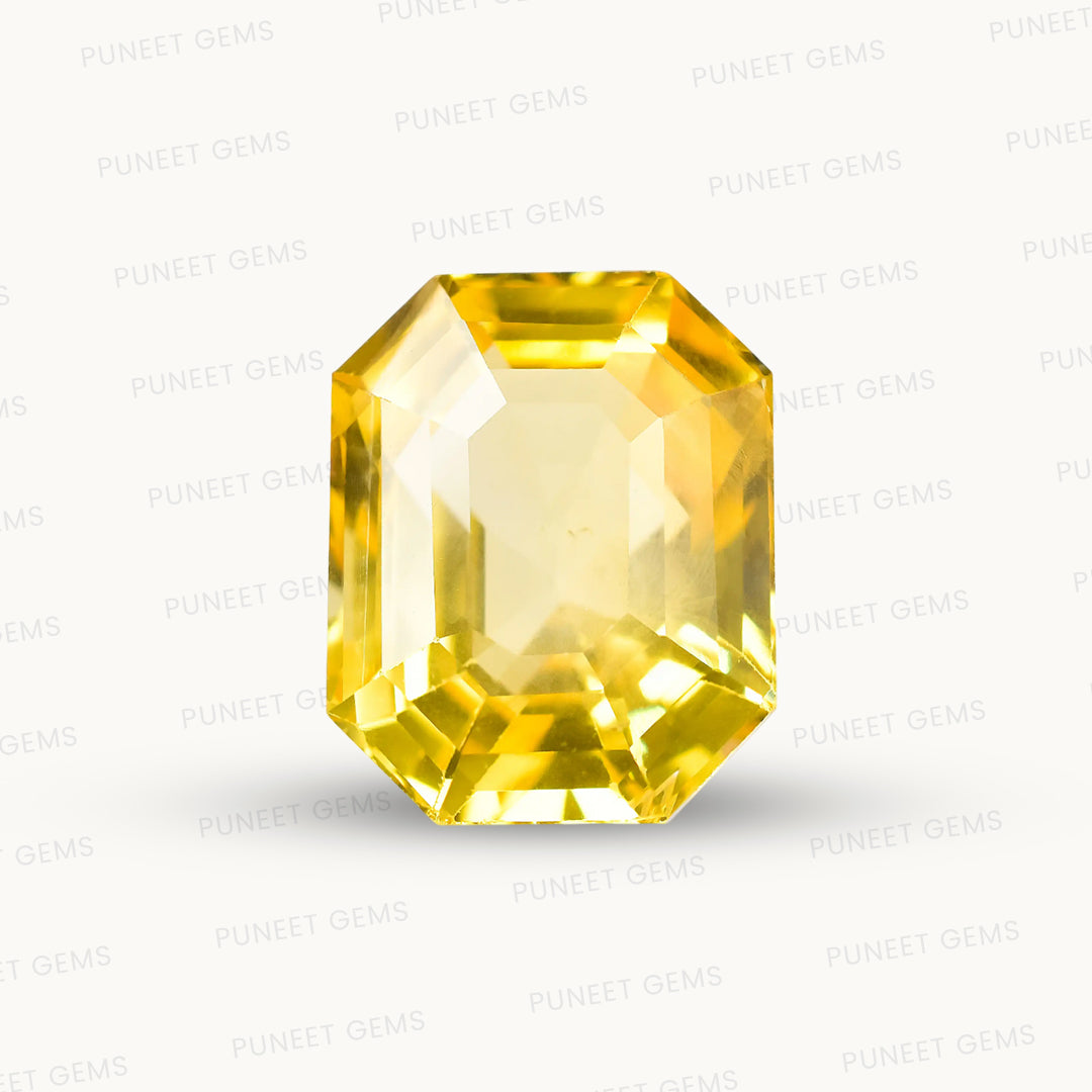 Natural Yellow Sapphire (Pukhraj) – Prosperity, Wisdom & Jupiter’s Blessing 9.54 CT