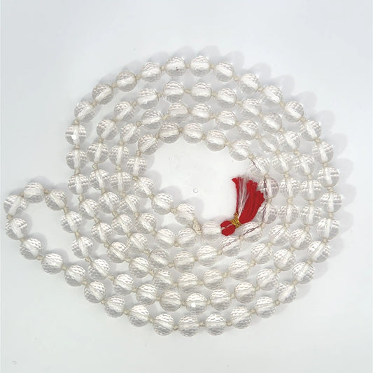 Crystal Mala – Diamond Cut 7mm Beads