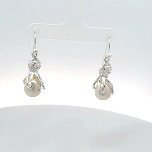 Elegant Silver Moti Tops (Pearl Stud Earrings) – 925 Sterling Silver | Timeless & Minimalist Jewelry