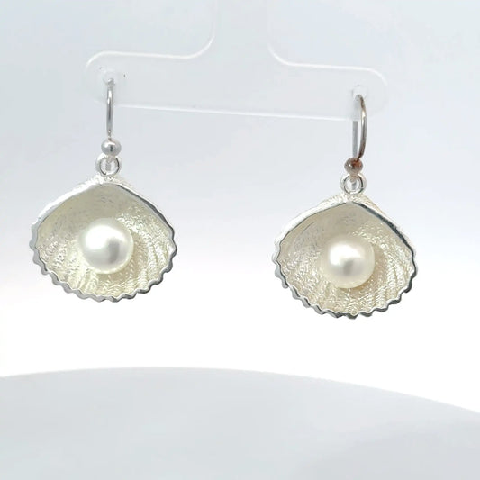 Elegant Silver Moti Tops (Pearl Stud Earrings) – 925 Sterling Silver | Timeless & Minimalist Jewelry