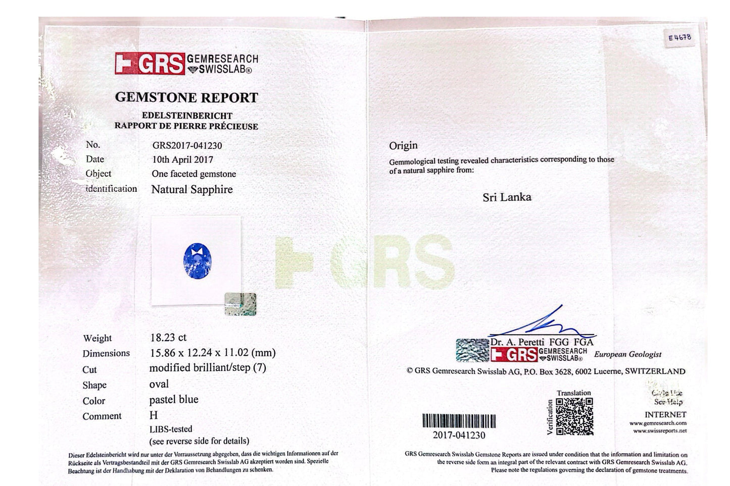 Natural(H) Blue Sapphire Gemstones – Intensity, Insight & Astrological Power 18.23 CT