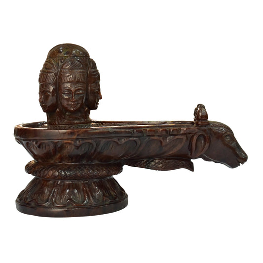 Gomed (Hessonite) Shivling Figure – Powerful Vedic Energy in Sacred Stone 3.680 kg