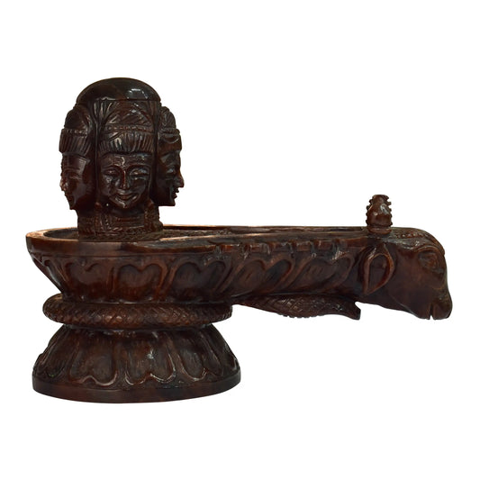 Gomed (Hessonite) Shivling Figure – Powerful Vedic Energy in Sacred Stone 3.575 kg