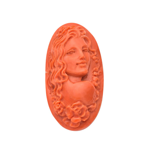 Natural Japanese Coral God Figure 207.50 CT