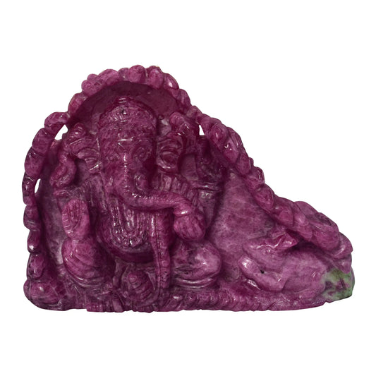 Natural Ruby Ganesh Figure 1190.01 CT