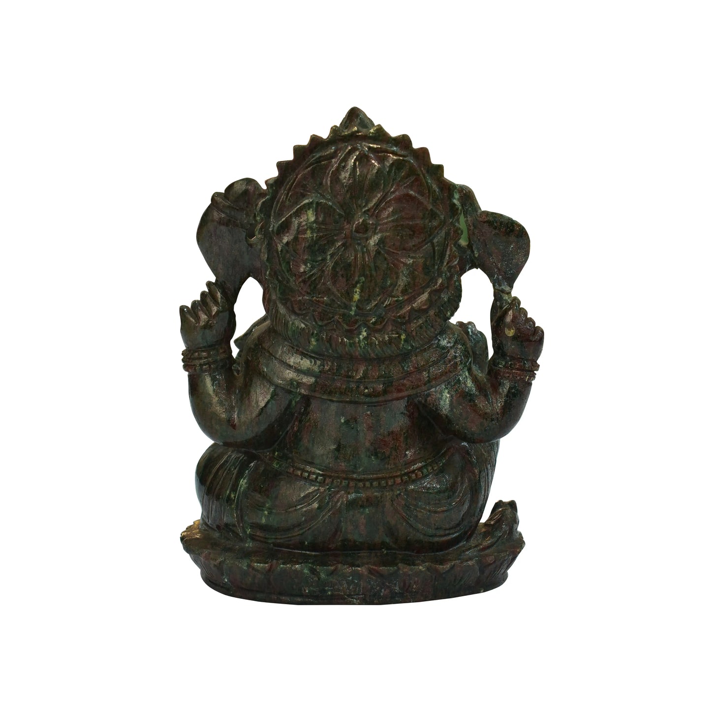 Natural Ruby Ganesh Ji Figure – Sacred Elegance in Genuine Gemstone 3.155 kg