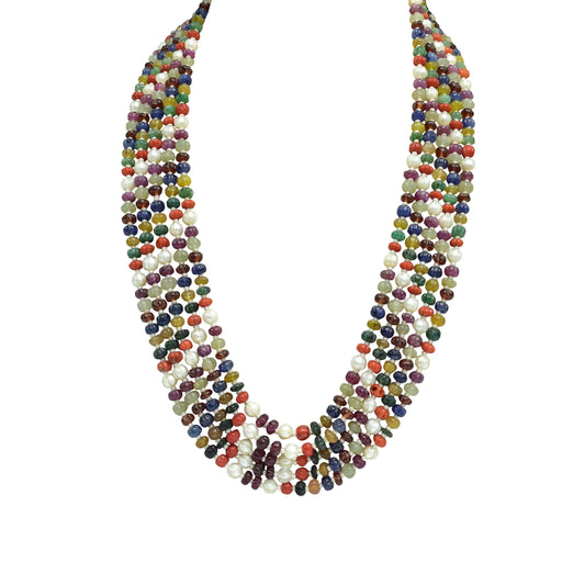 Navratan Kharbuja Cutting Mala – 5 Line 304 CT