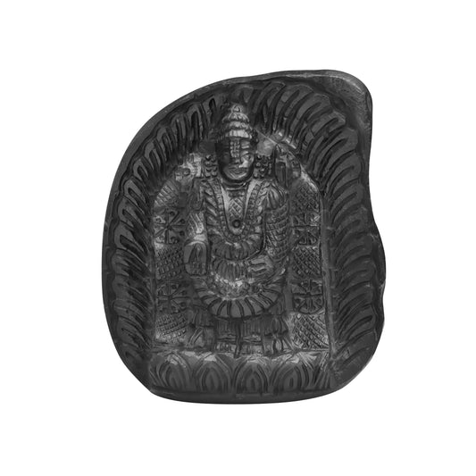 Shaligram Tirupati Balaji with Sudarshan Chakra Figure