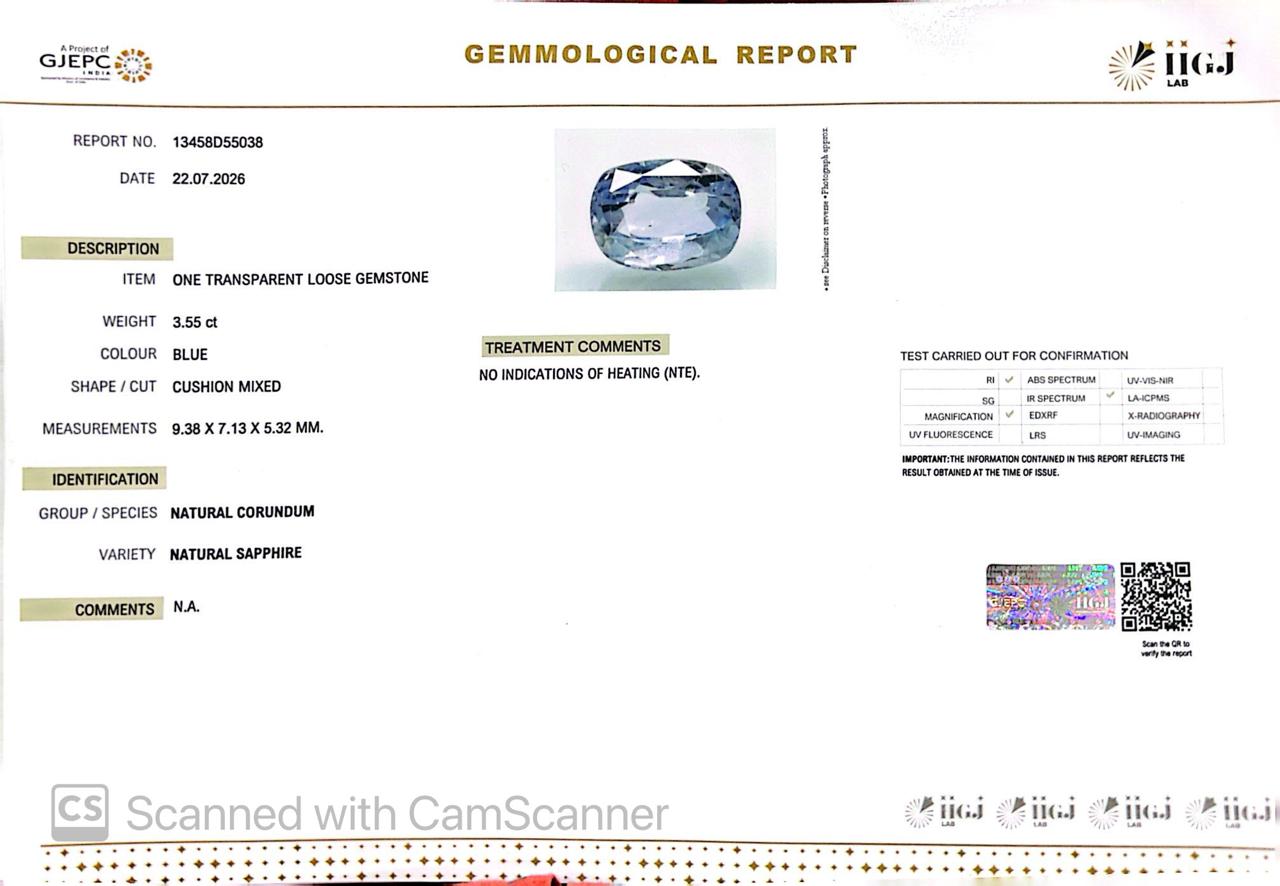 Pitambari Gems – Dual Power of Jupiter & Saturn in One Divine Stone 3.55 CT