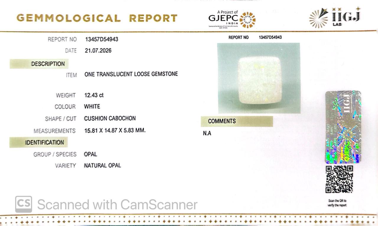 Natural Australian Opal 12.43CT
