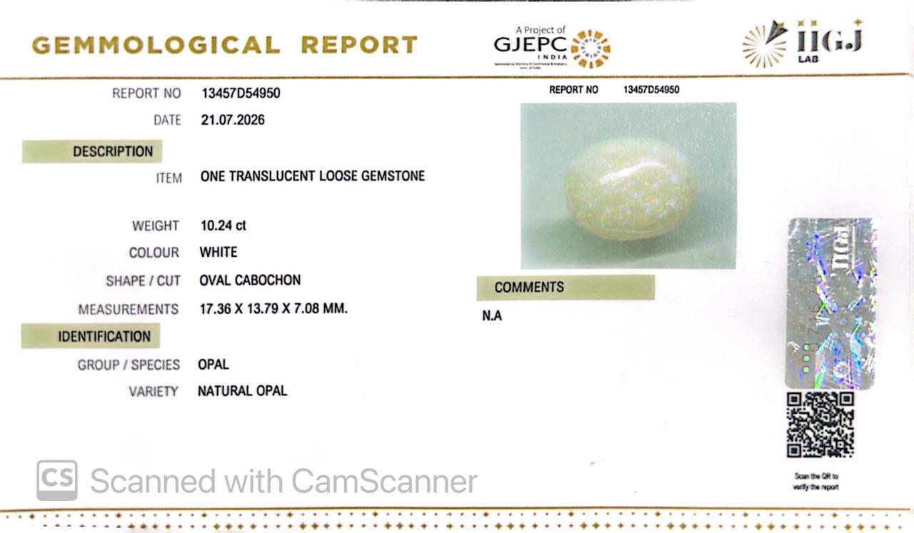 Natural Australian Opal 10.24CT