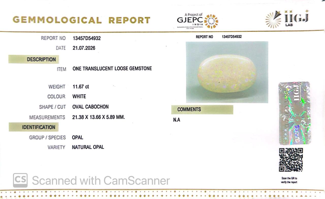 Natural Australian Opal 11.67CT