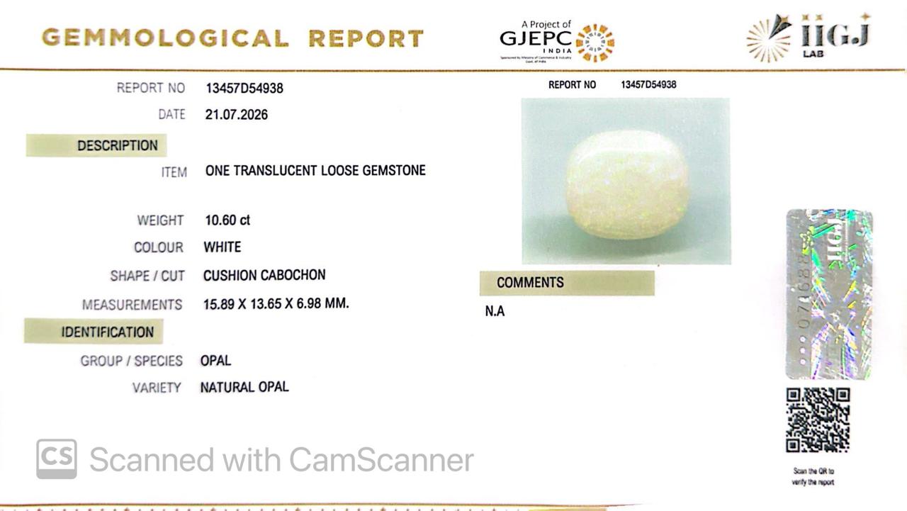 Natural Australian Opal 10.60CT