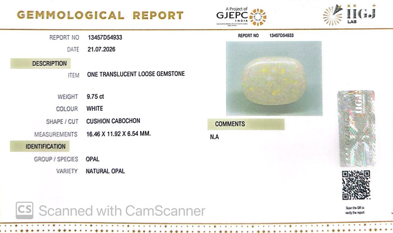 Natural Australian Opal 9.75CT