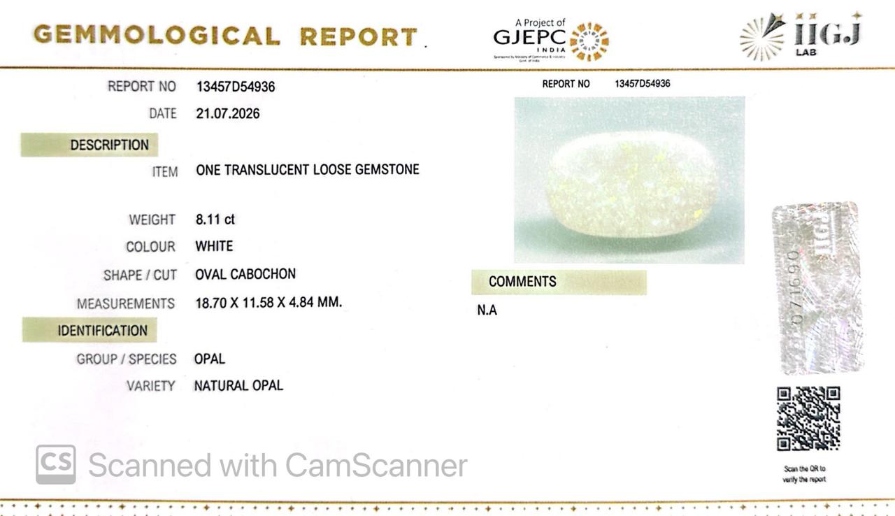 Natural Australian Opal 8.11CT