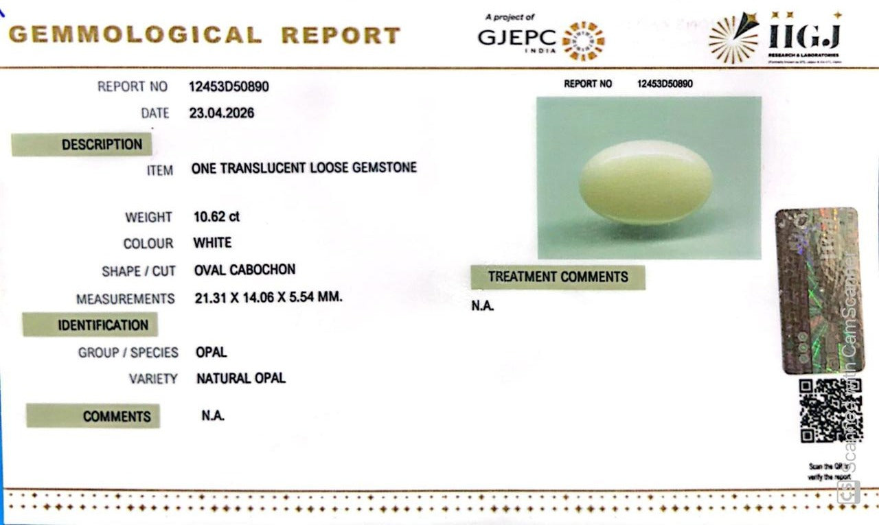Australian Opal – The Gem of Radiant Fire, Rarity & Intuition 10.62 CT