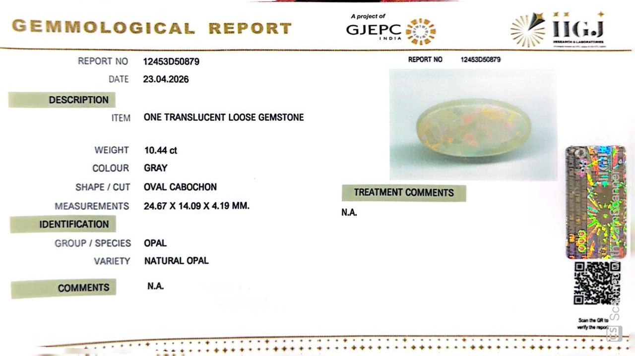 Australian Opal – The Gem of Radiant Fire, Rarity & Intuition 10.44 CT