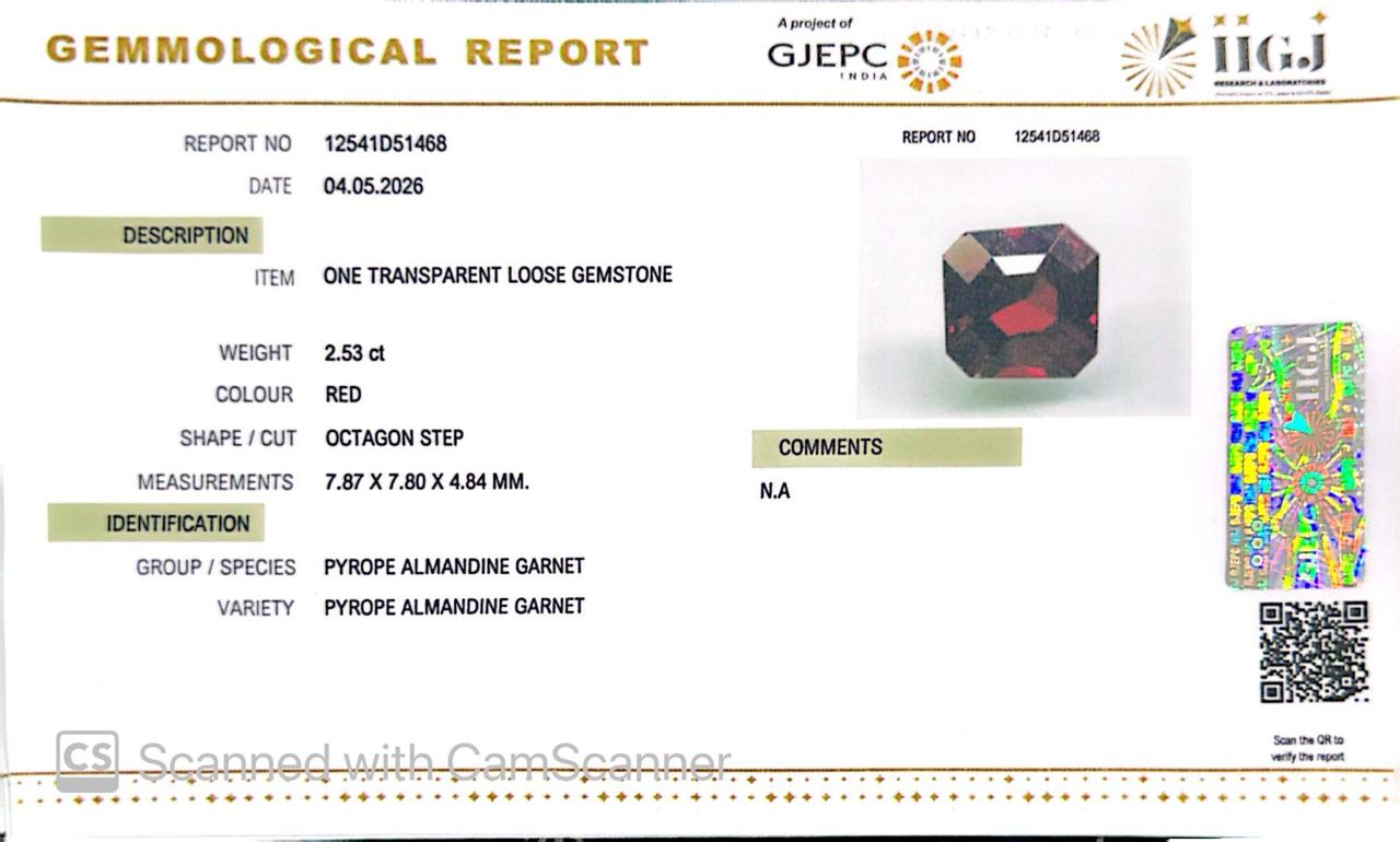 Garnet Gemstones – Passion, Power & Protection in Every Spark 2.53 CT
