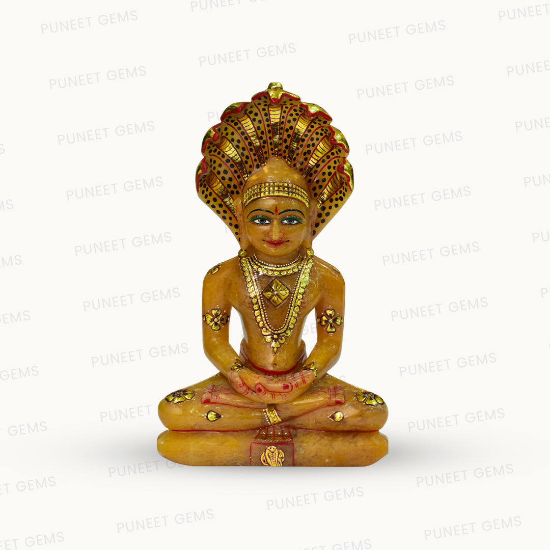 Yellow Zed Parshwanath Ji Jain Figure