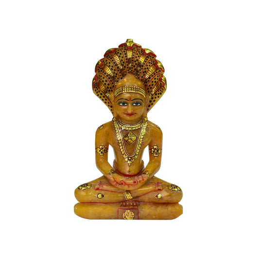 Yellow Zed Parshwanath Ji Jain Figure