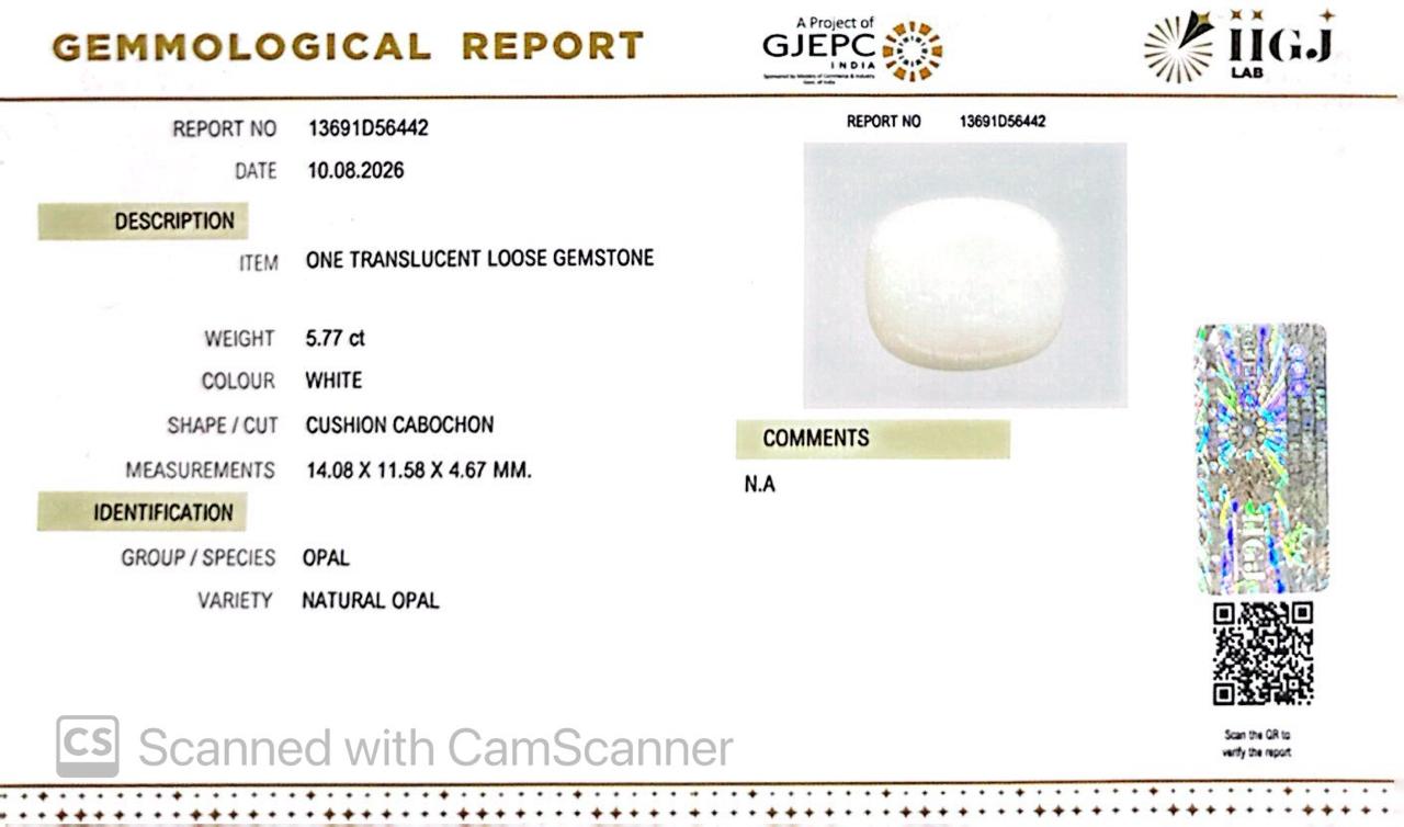 Natural Australian Opal 5.77CT