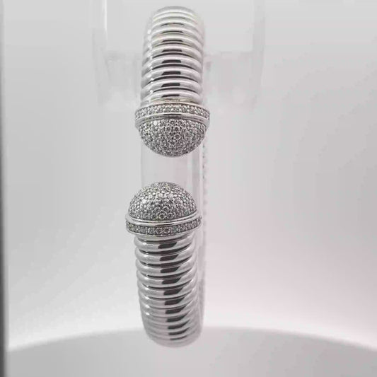 Italian Sterling Silver Bracelet – Timeless Elegance 36.00 gm