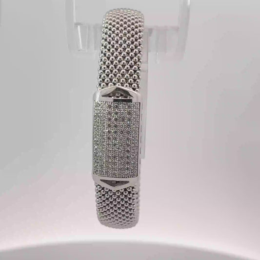 Italian Sterling Silver Bracelet – Timeless Elegance 24.500 gm